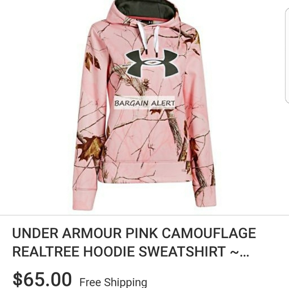 Under armour pink camo realtree